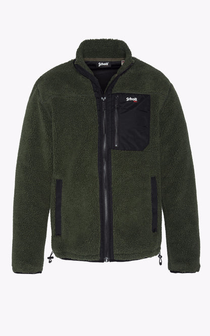 A &quot;SW WADE 1&quot; Kaki Schott Blouson Homme opened photo