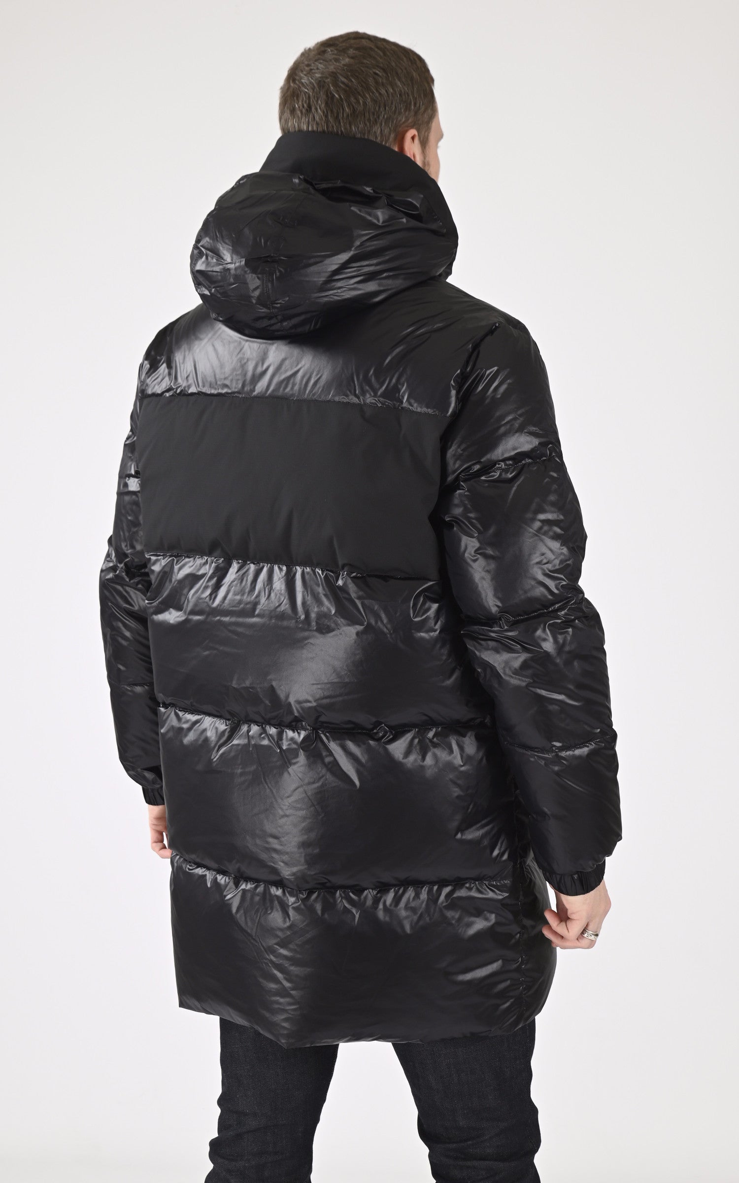 A &quot;NEELIX&quot; Noir Nobis Ves Doudoune Homme back photo