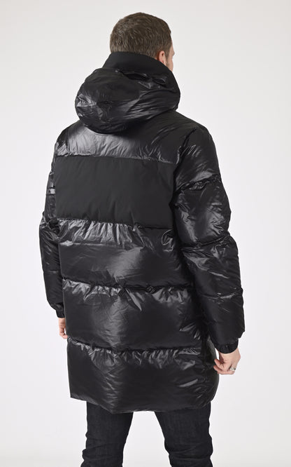 A &quot;NEELIX&quot; Noir Nobis Ves Doudoune Homme back photo