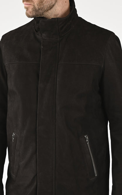 A &quot;MIKA&quot; Marron La Canadienne Blouson Homme details photo