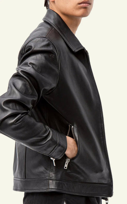 A &quot;RANDOM&quot; Noir Serge Pariente Blouson Homme details photo