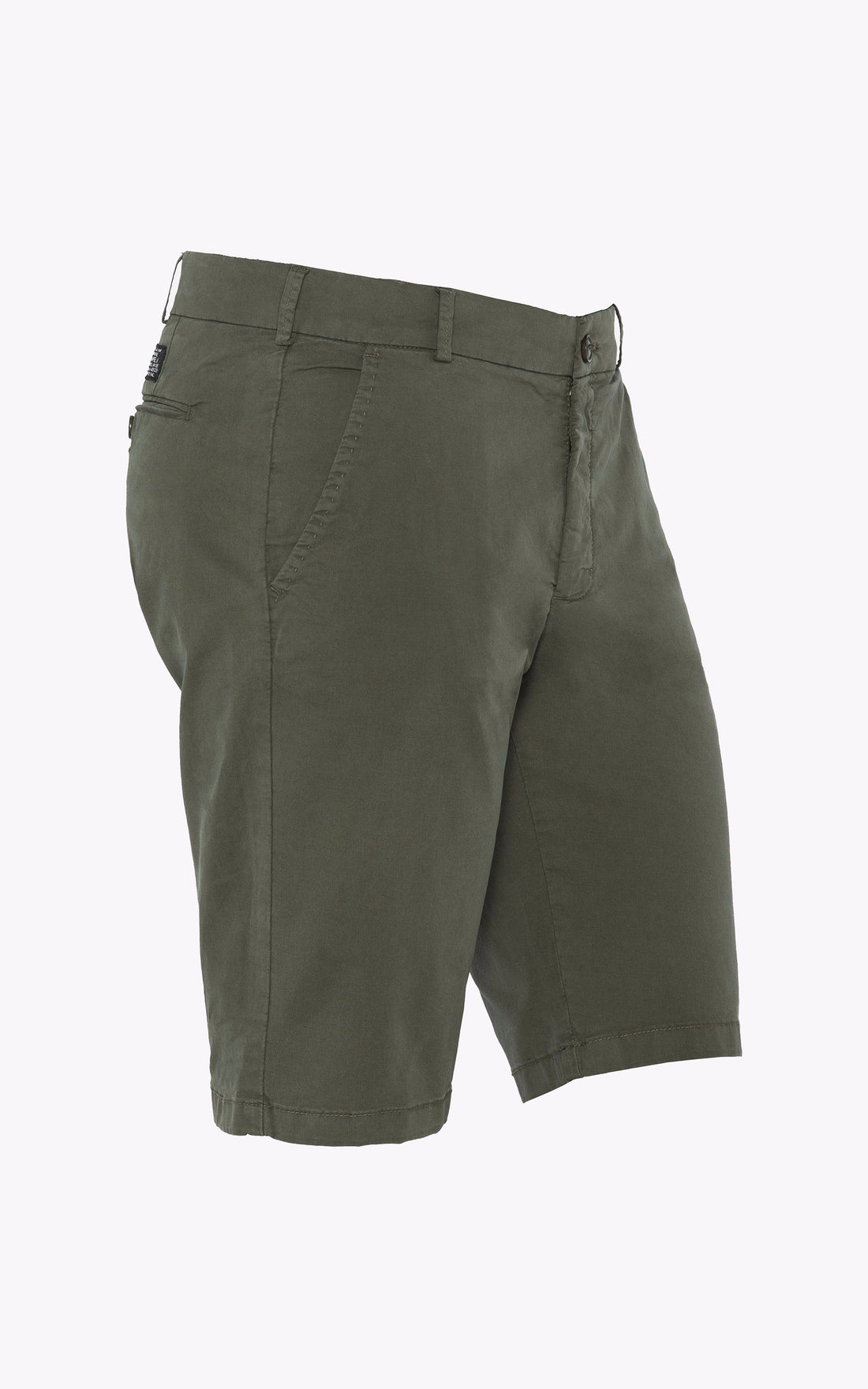 A &quot;TRJO30&quot; Kaki Schott Bermuda Homme opened photo