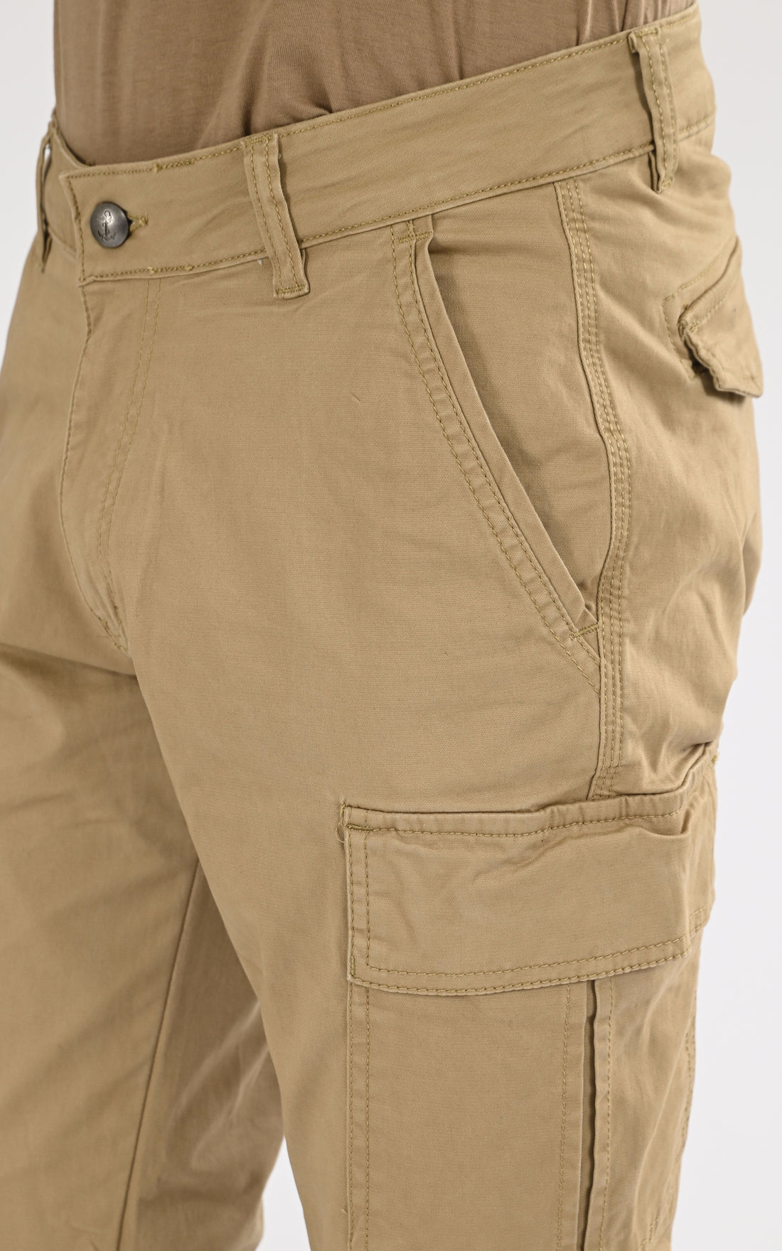 A &quot;PHENOM MN&quot; Beige Marine Nationale Pantalon Homme closed photo