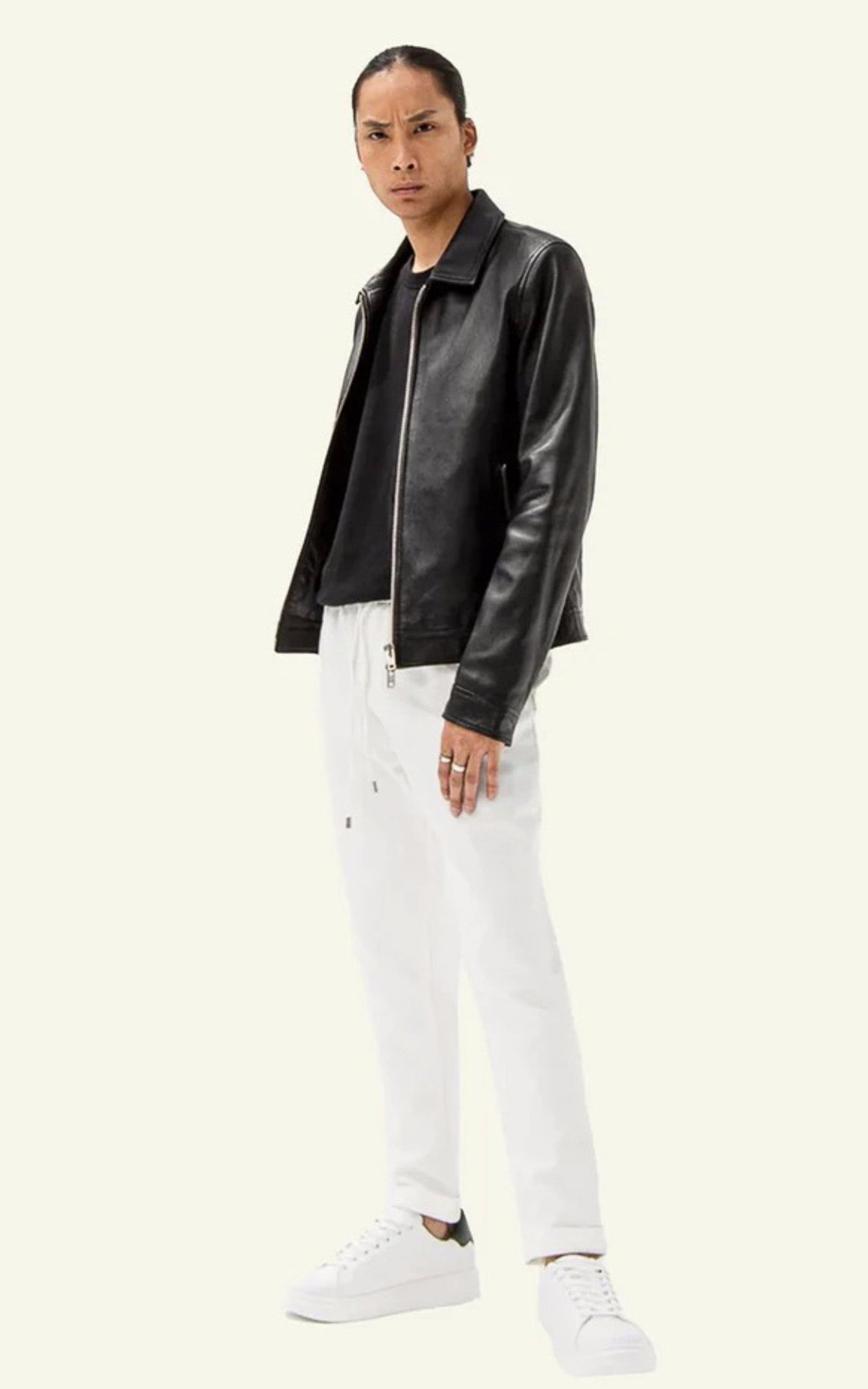 A &quot;RANDOM&quot; Noir Serge Pariente Blouson Homme closed photo
