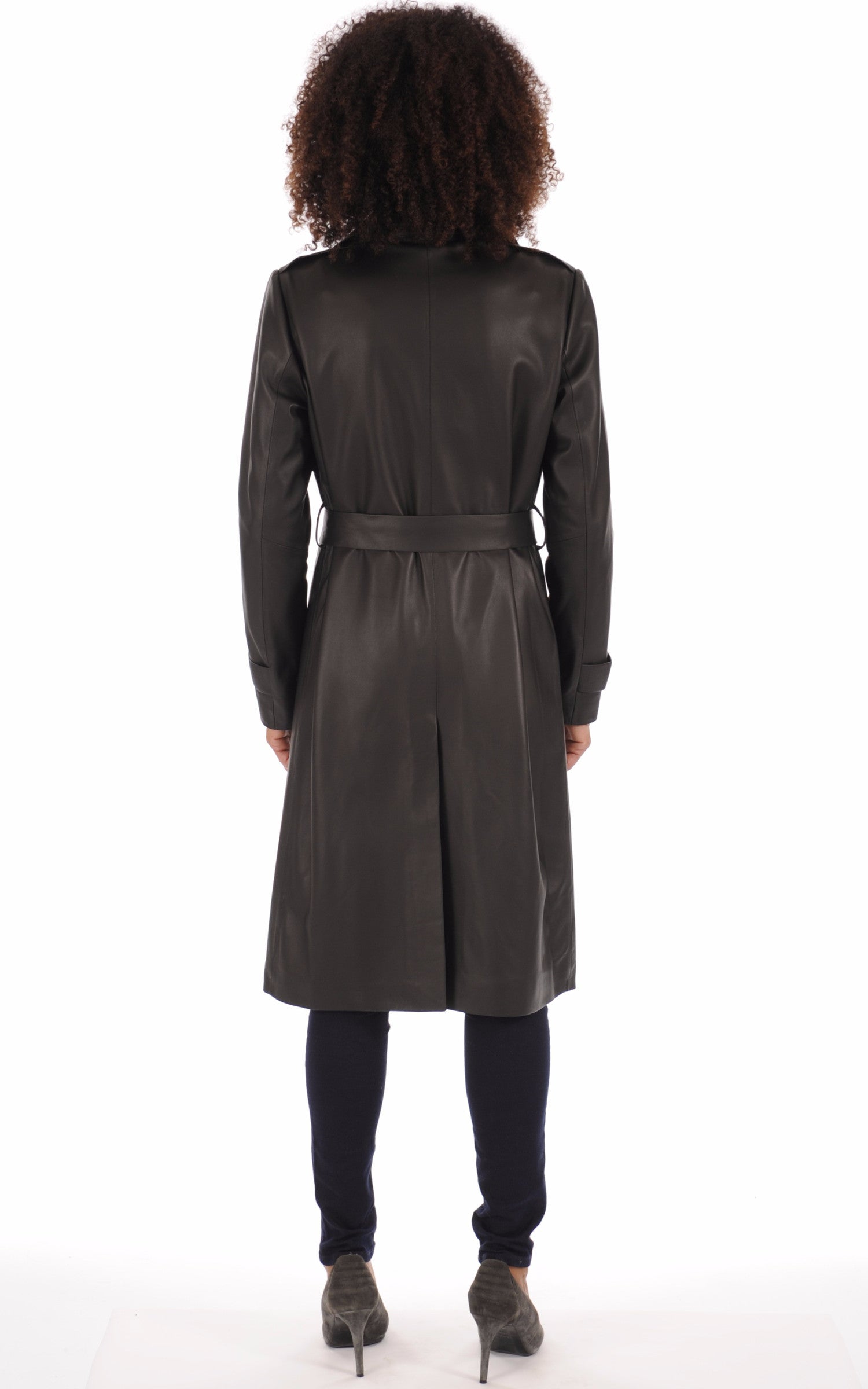 A &quot;ROSELINE&quot; Noir Giorgio &amp; Mario 7/8 Femme back photo 4