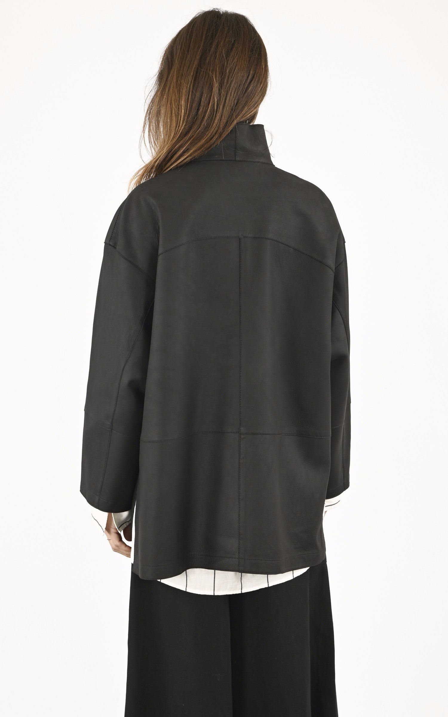 A &quot;1801-S&quot; Noir La Canadienne Veste Femme back photo