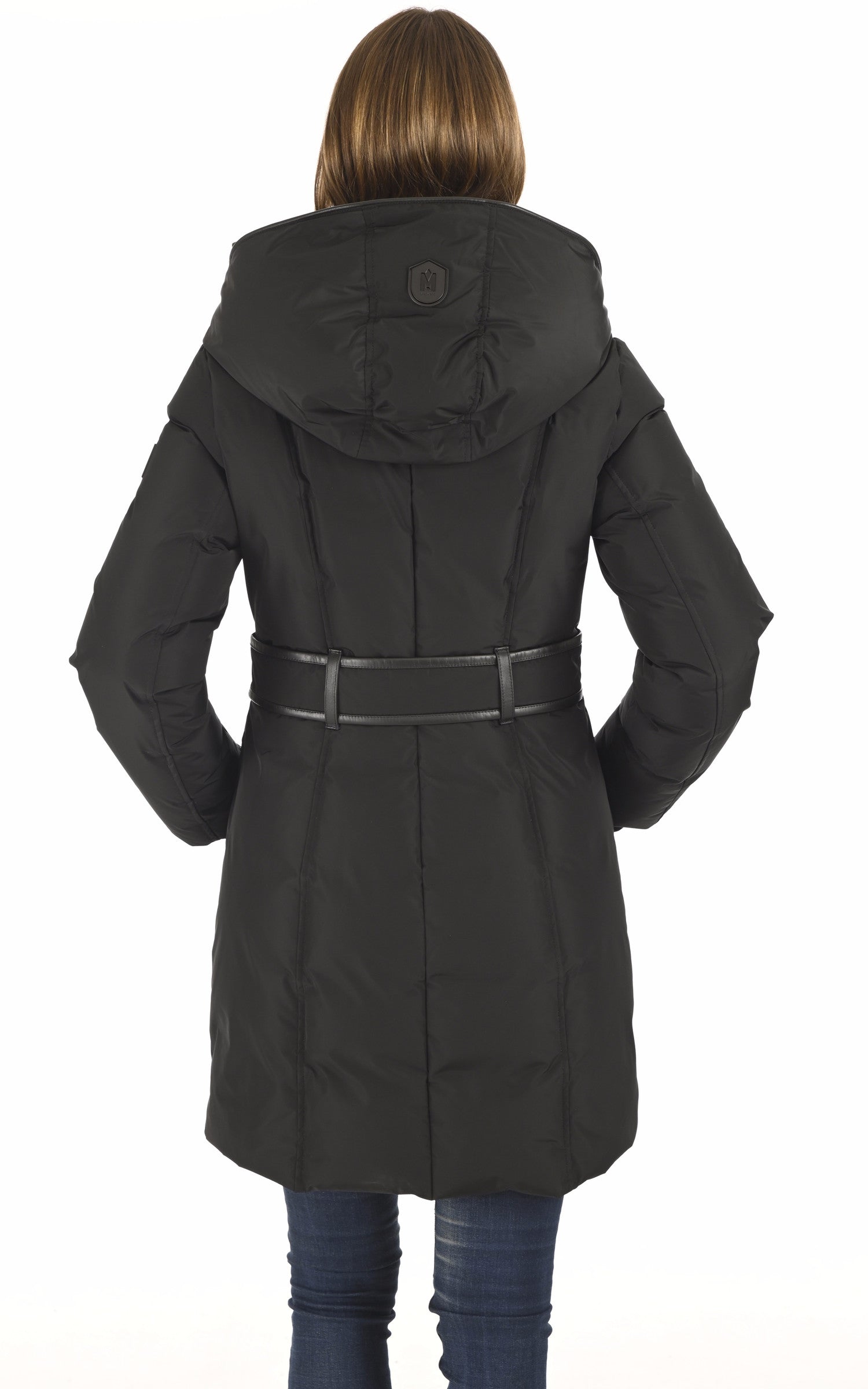 A &quot;KAY-NFR&quot; Noir Mackage 3/4 Doudoune Femme back photo