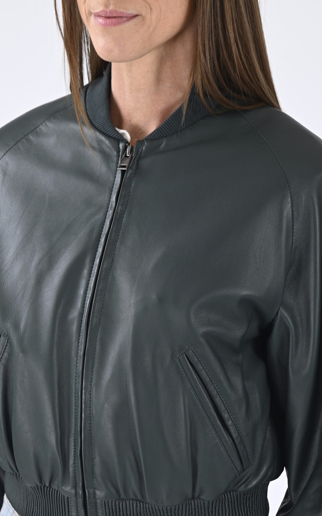 A &quot;GAIA&quot; Vert Serge Pariente Blouson Femme opened photo