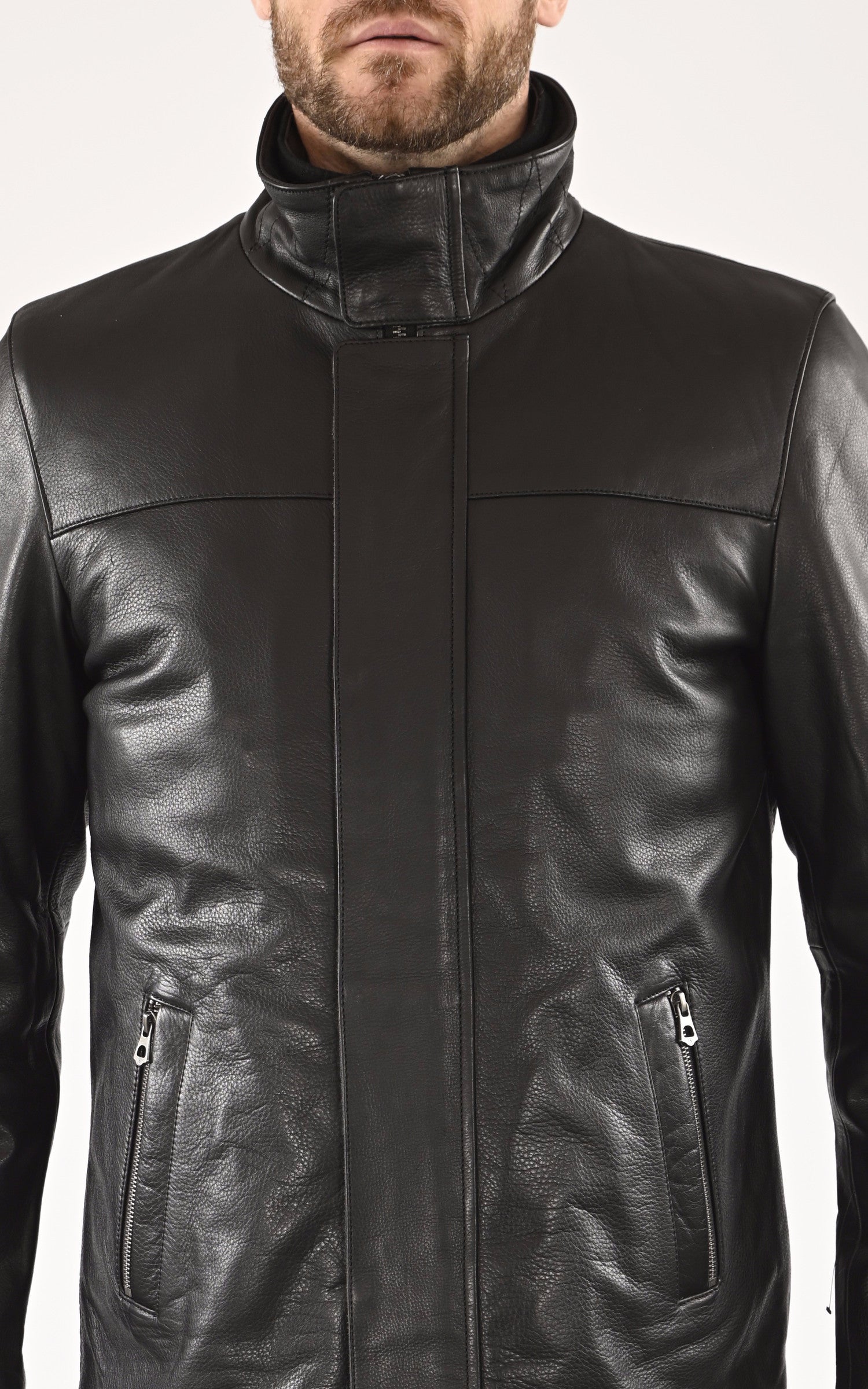 A &quot;MIKA&quot; Noir La Canadienne Blouson Homme details photo 5