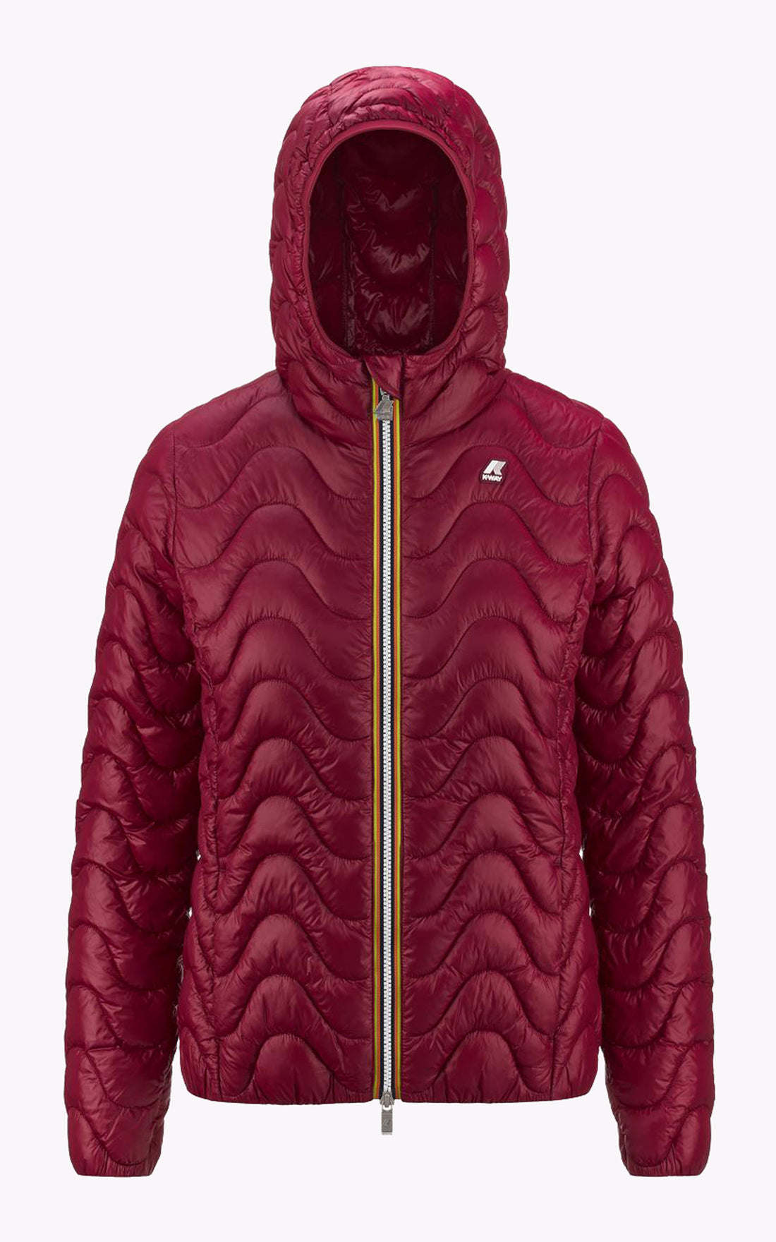 A &quot;LILY ECO WARM K5126IW&quot; Rouge K-Way Blouson Femme opened photo