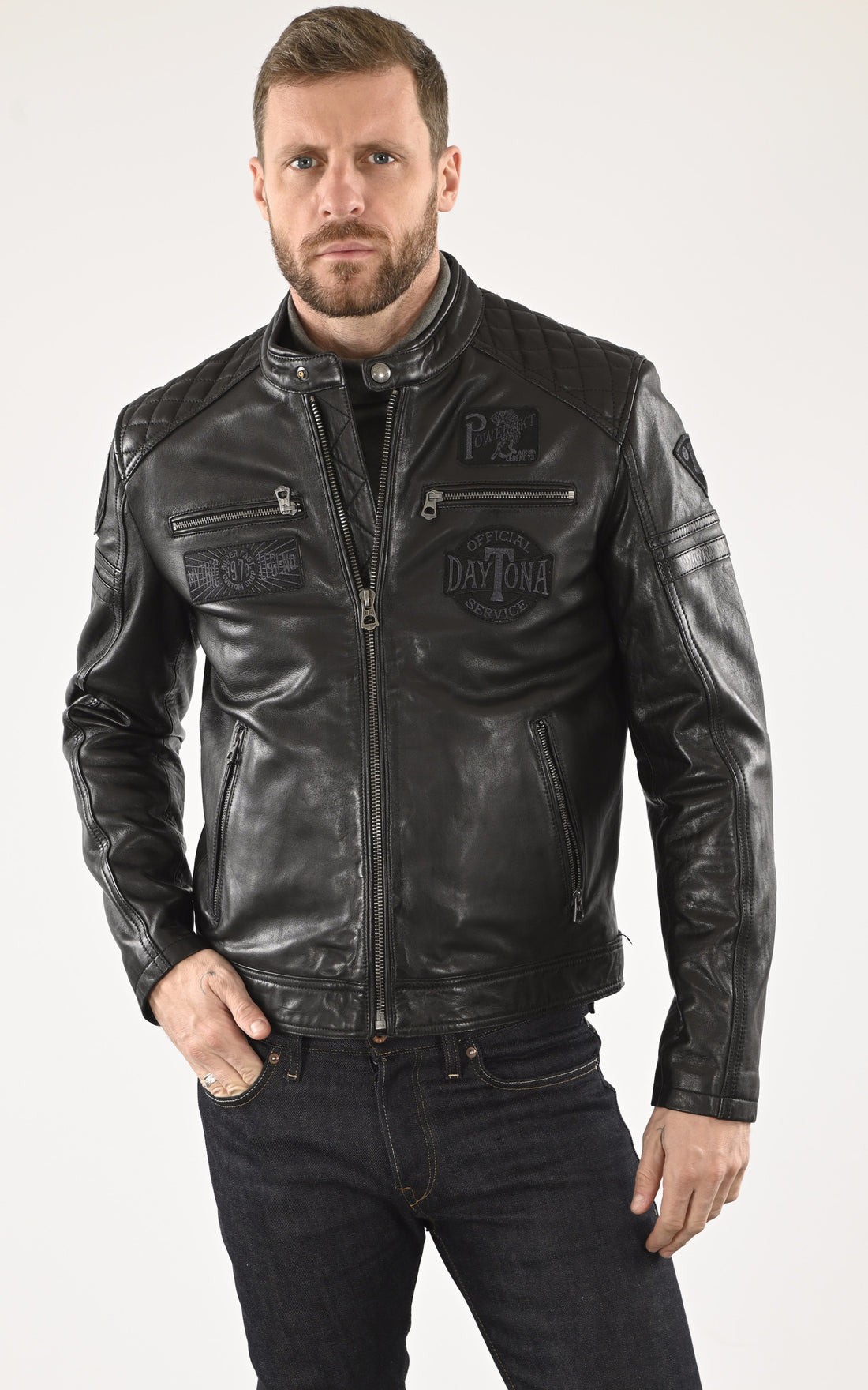 A &quot;WALKOR 102831&quot; Noir Daytona 73 Blouson Homme opened photo