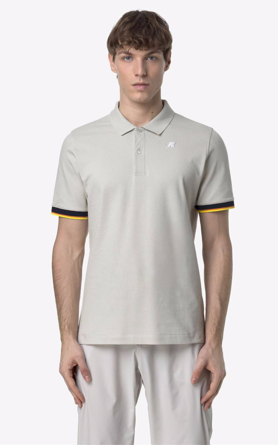 A &quot;VINCENT K1125BW&quot; Beige K-Way Polo Homme opened photo
