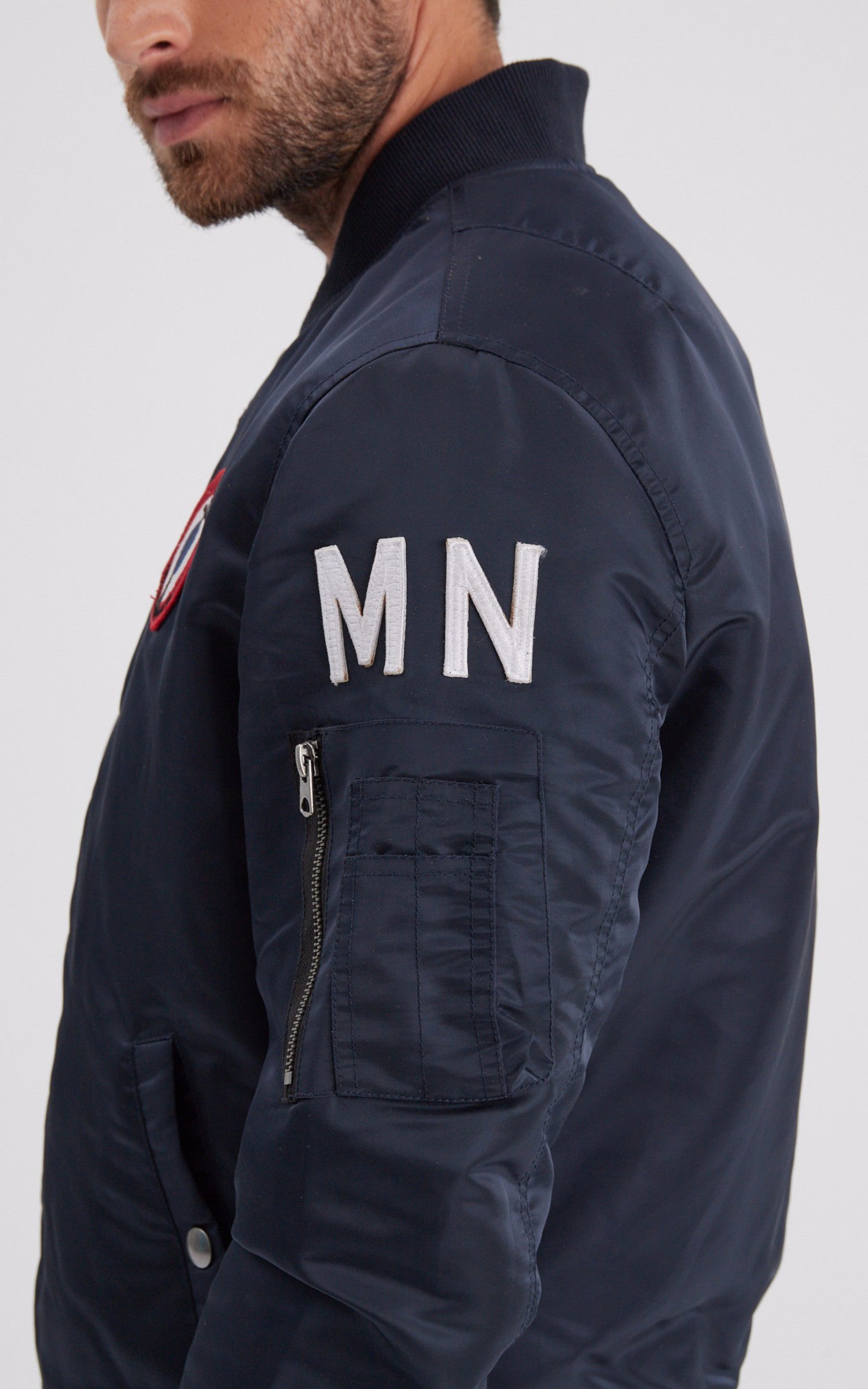 A &quot;SPIRIT MN 102518&quot; Bleu Marine Marine Nationale Blouson Mixte bonus photo 4