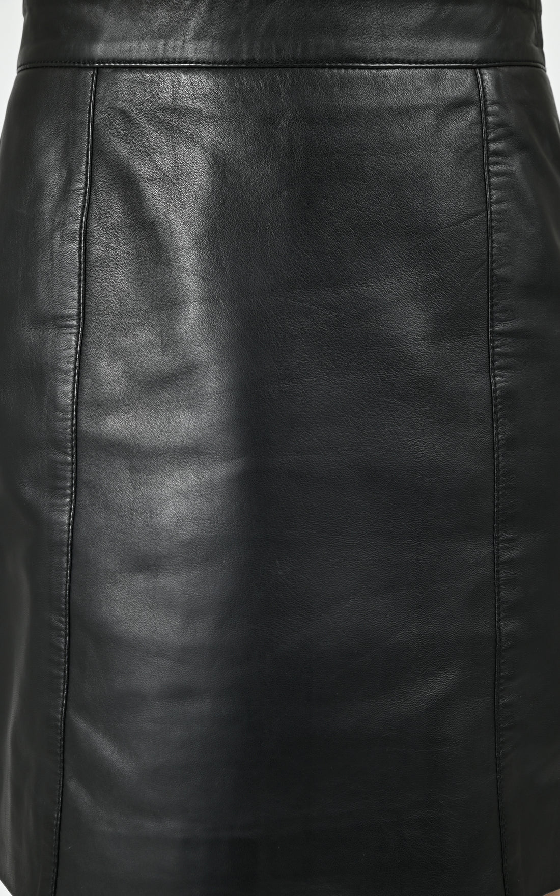 Jupe cuir Kenzane noir