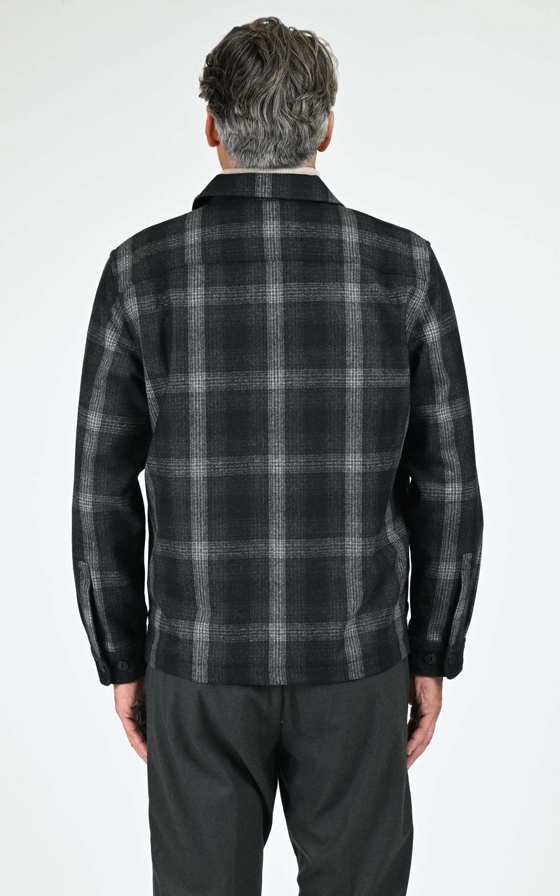 Surchemise laine Forge gris