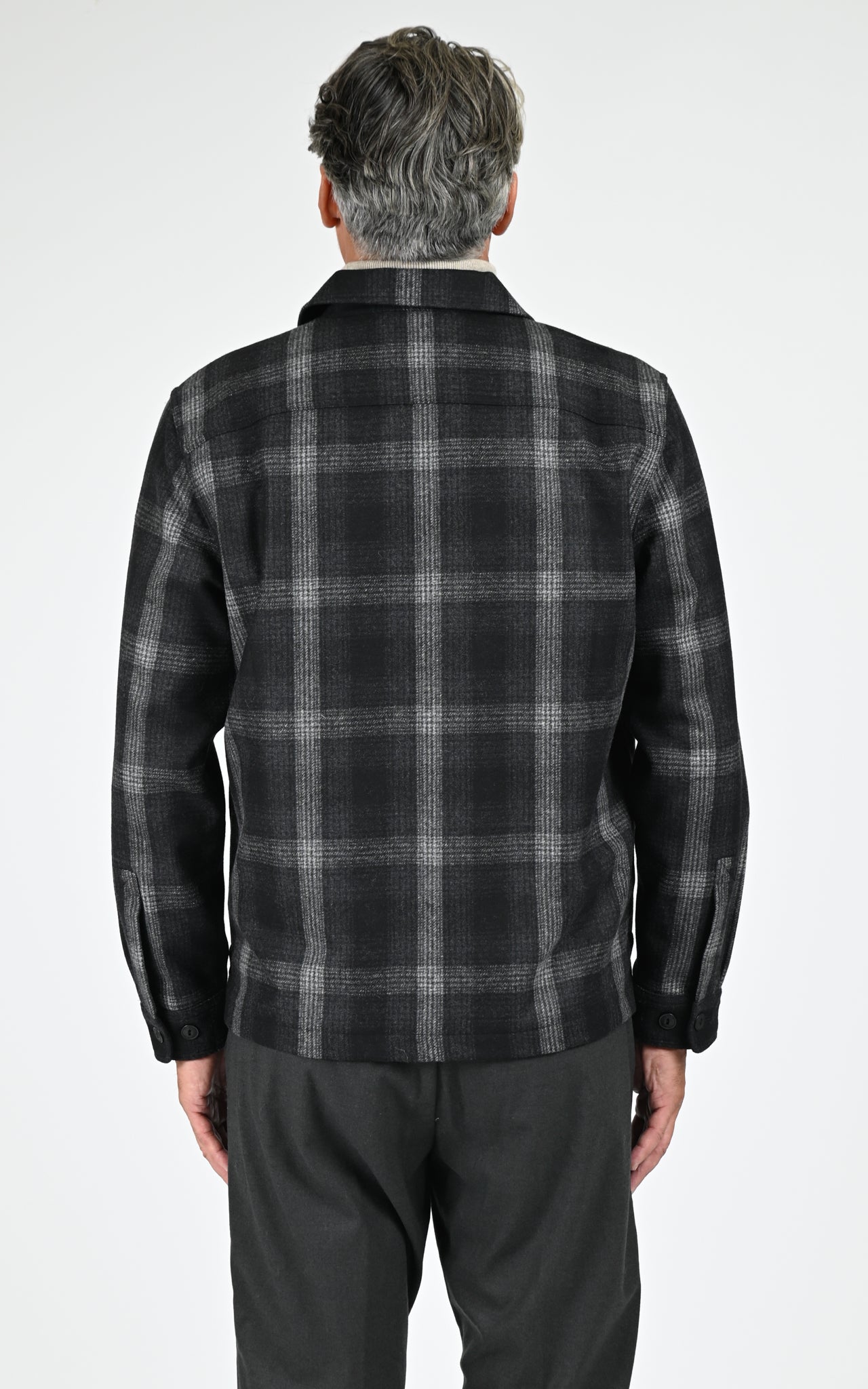 Surchemise laine Forge gris 4