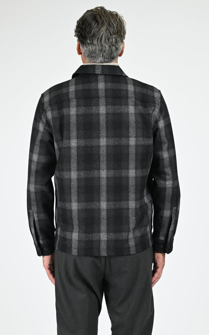 Surchemise laine Forge gris