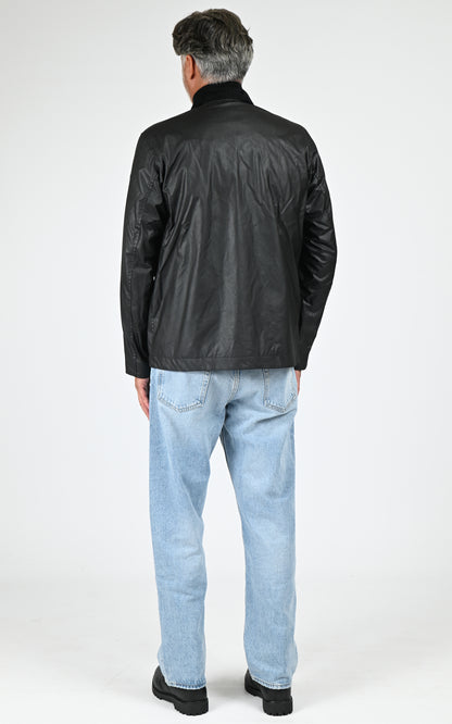 Veste coton ciré Incline jacket noir