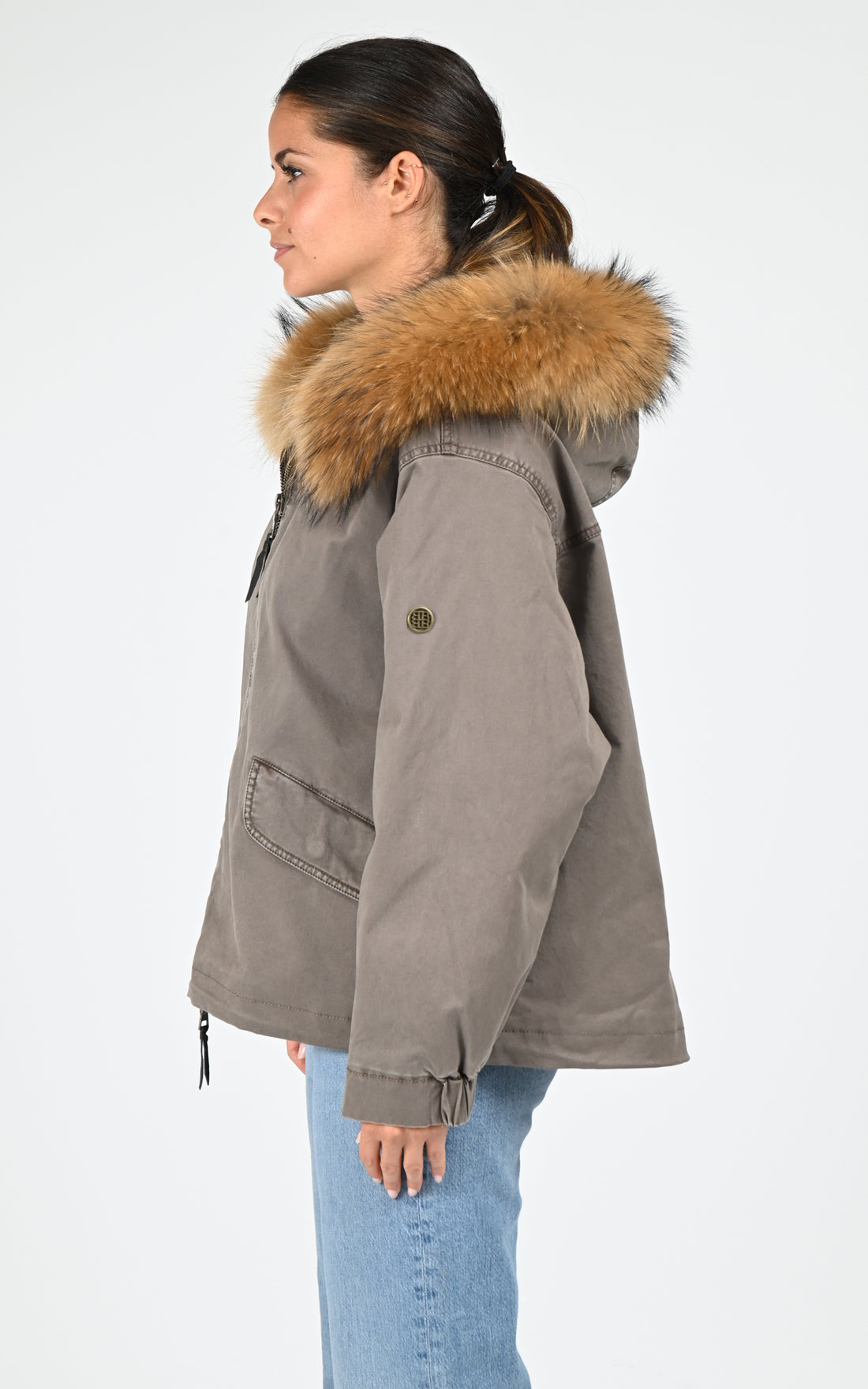 Veste toile army Bella kaki