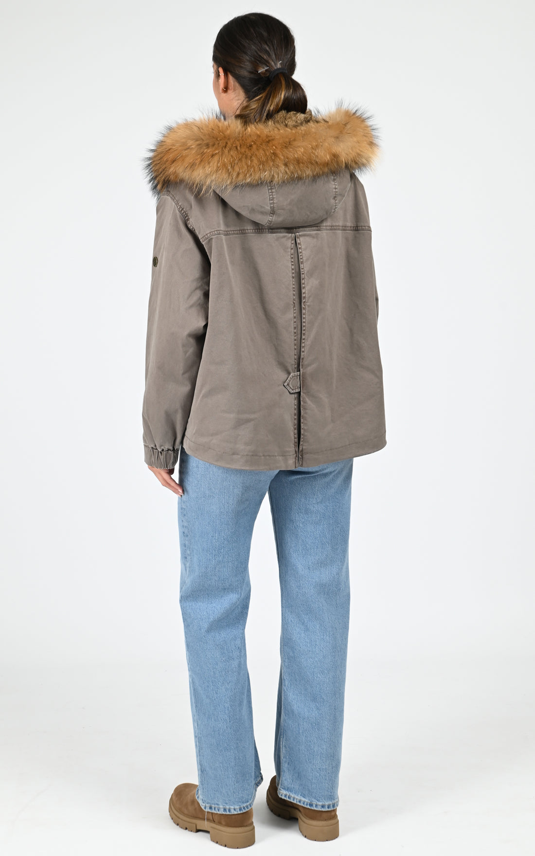 Veste toile army Bella kaki