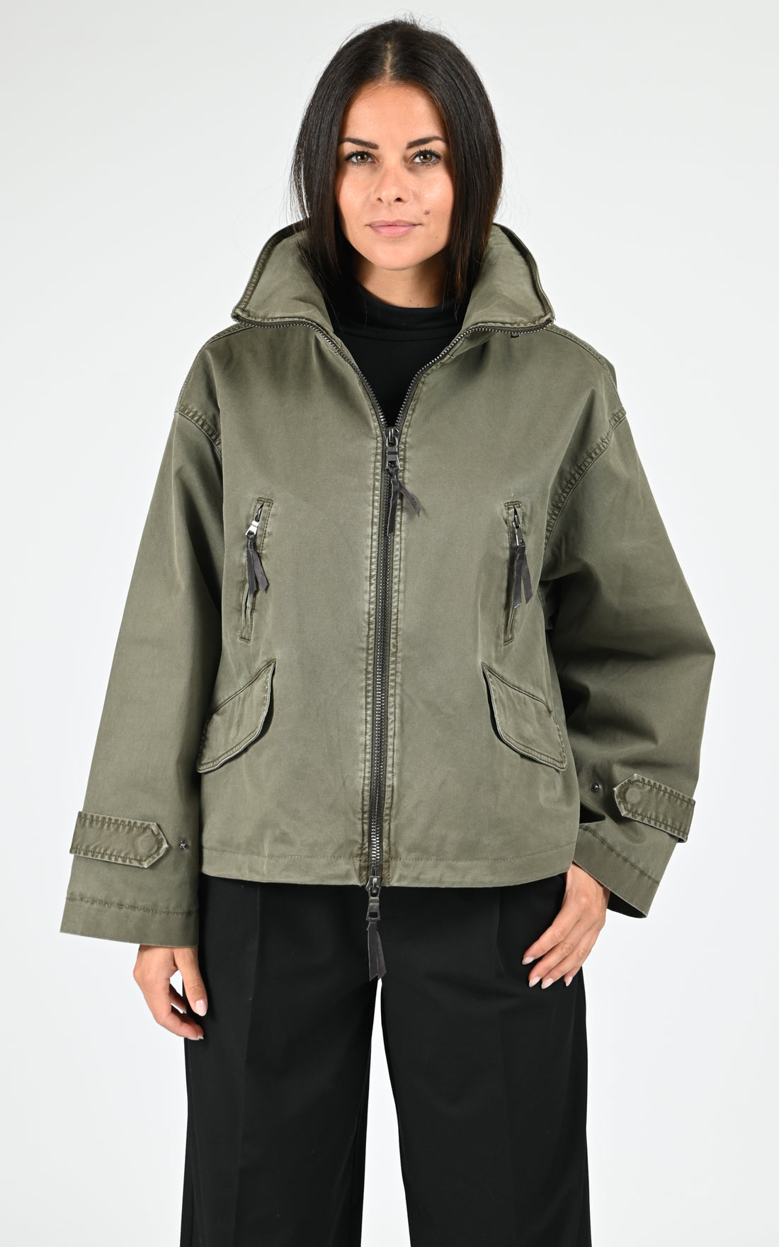 Veste toile army Mendes kaki