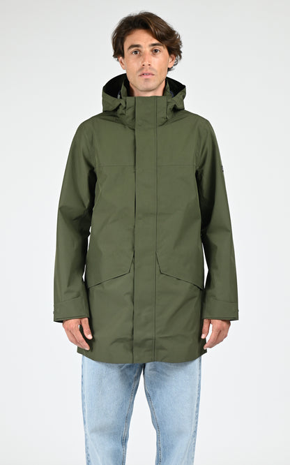 Parka longue GORE-TEX kaki