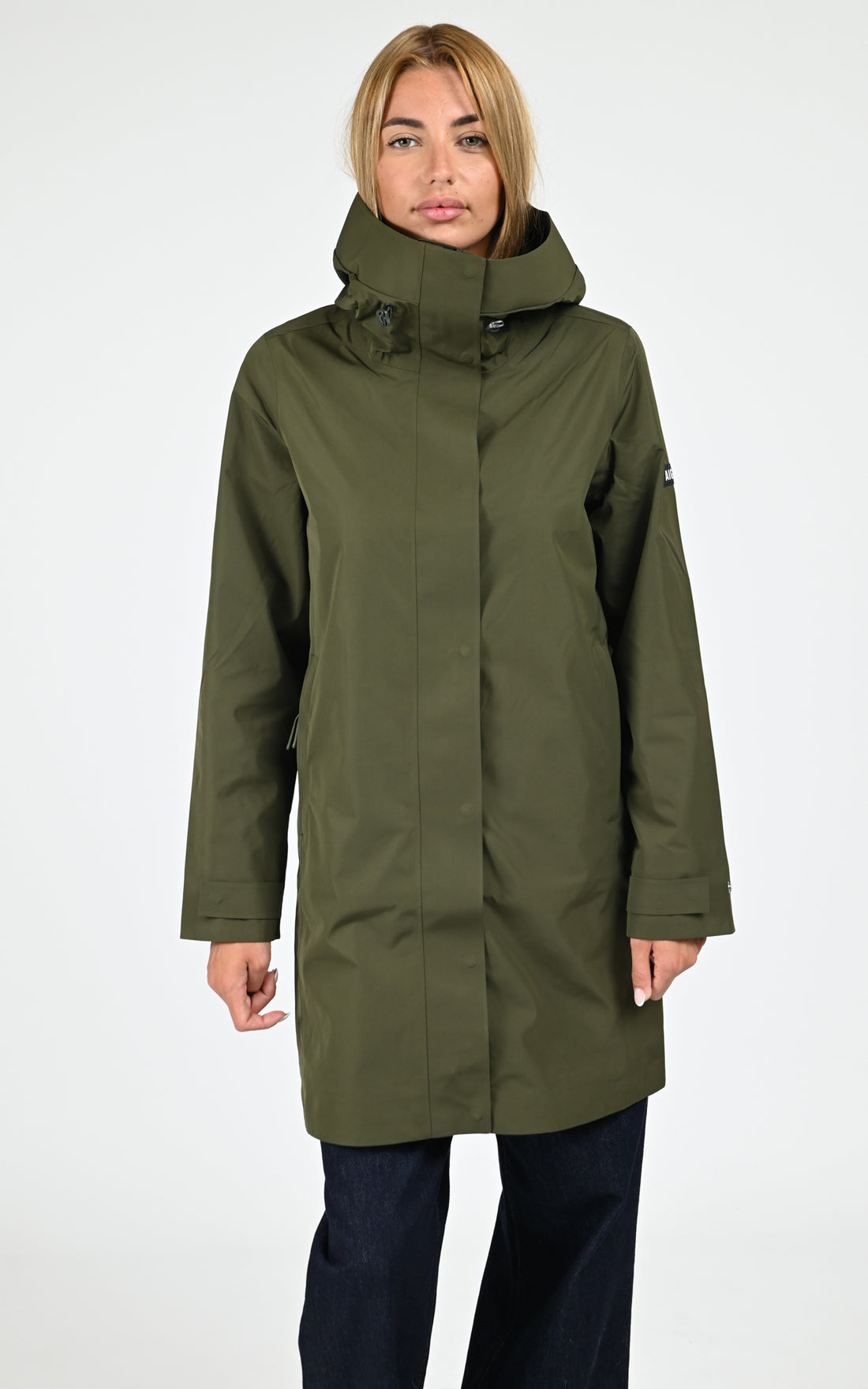 Parka mi-longue Hefrida kaki