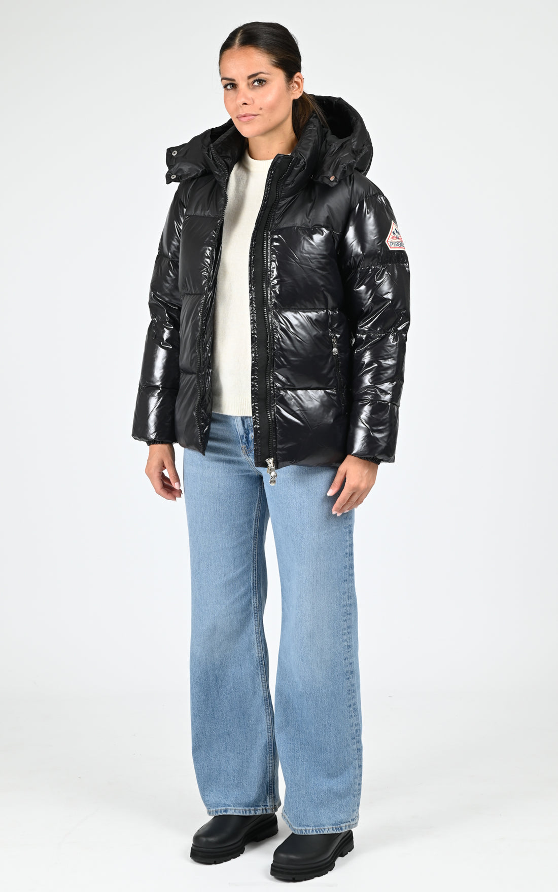 Doudoune courte capuche Lively noir