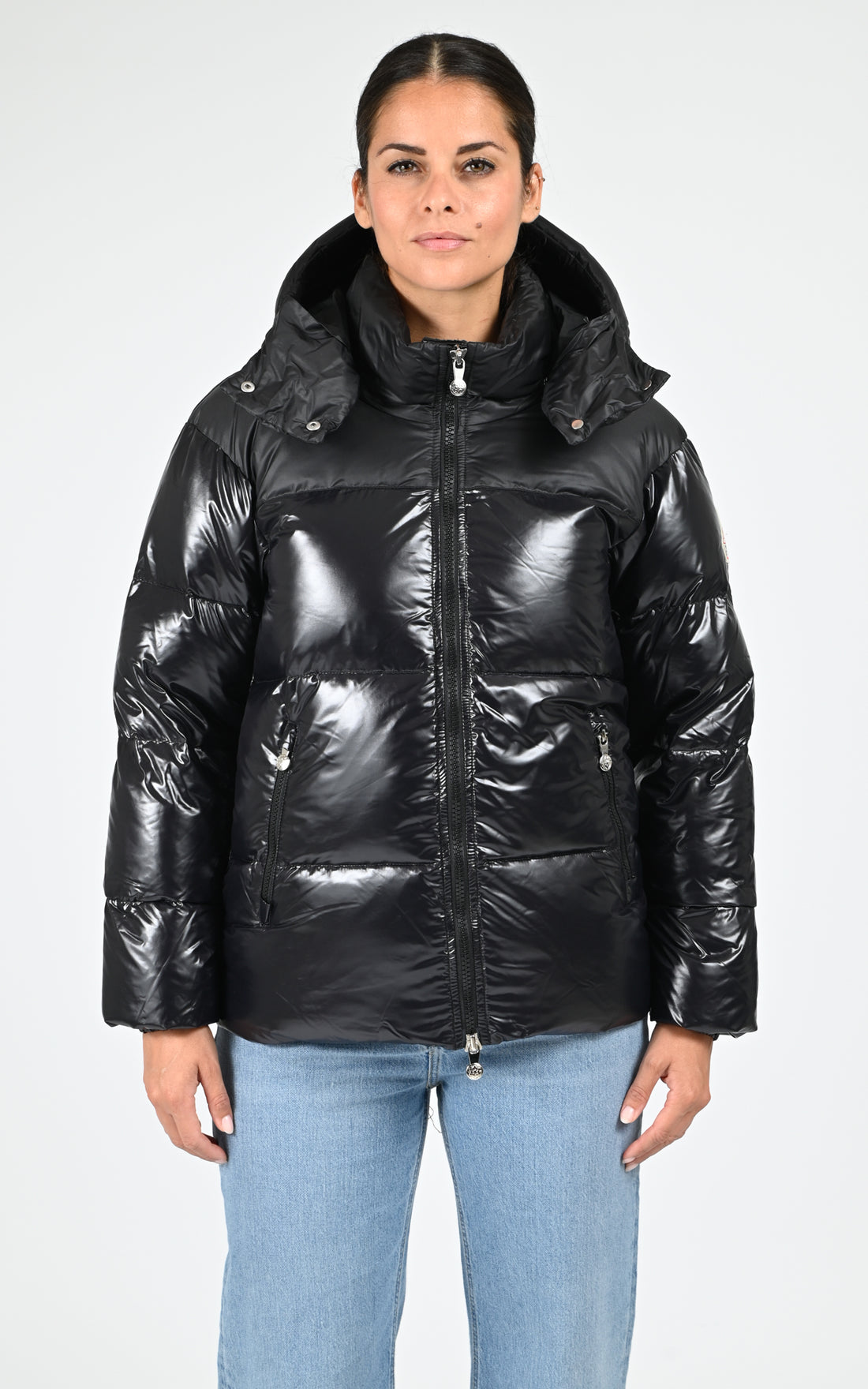 Doudoune courte capuche Lively noir