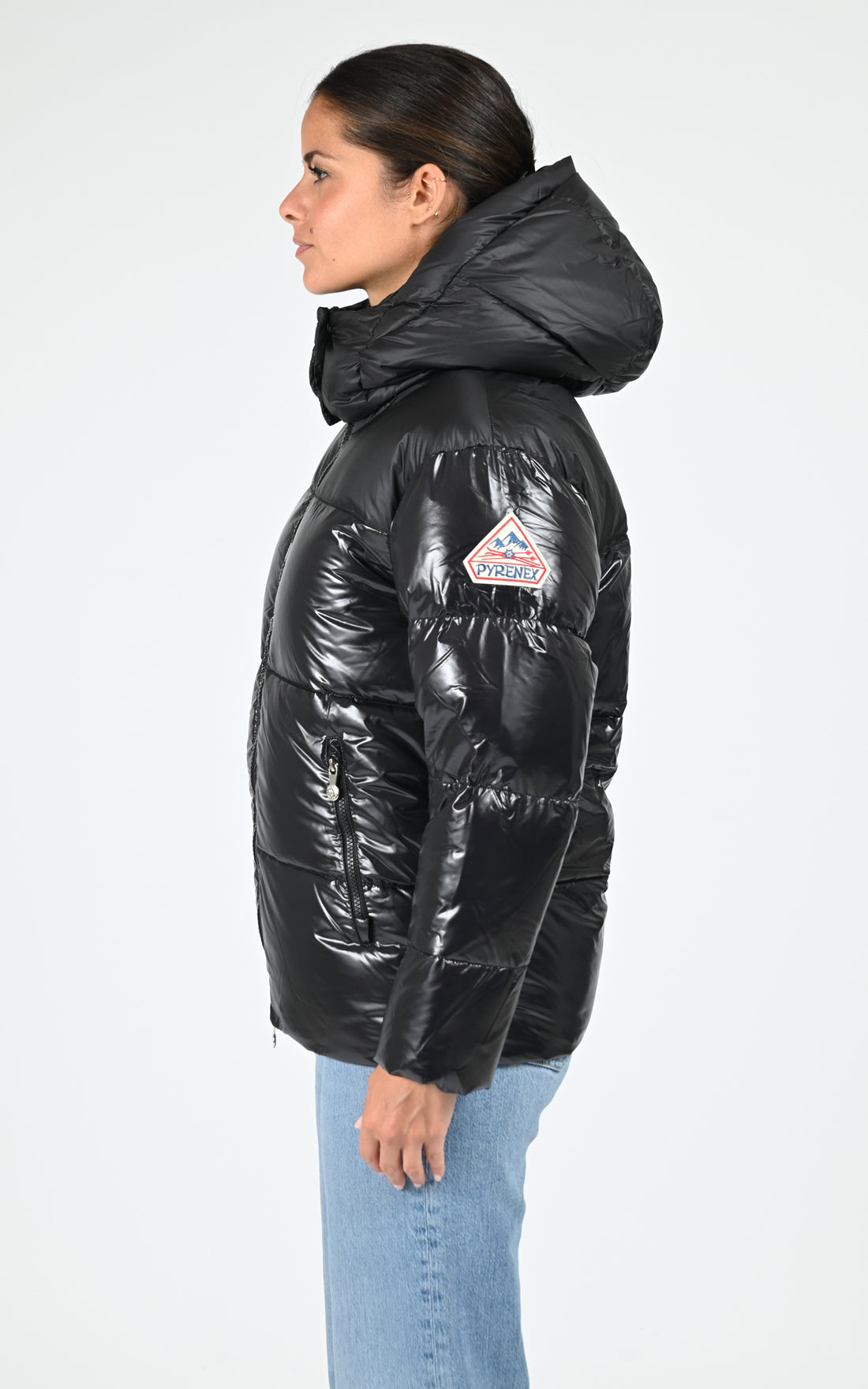 Doudoune courte capuche Lively noir