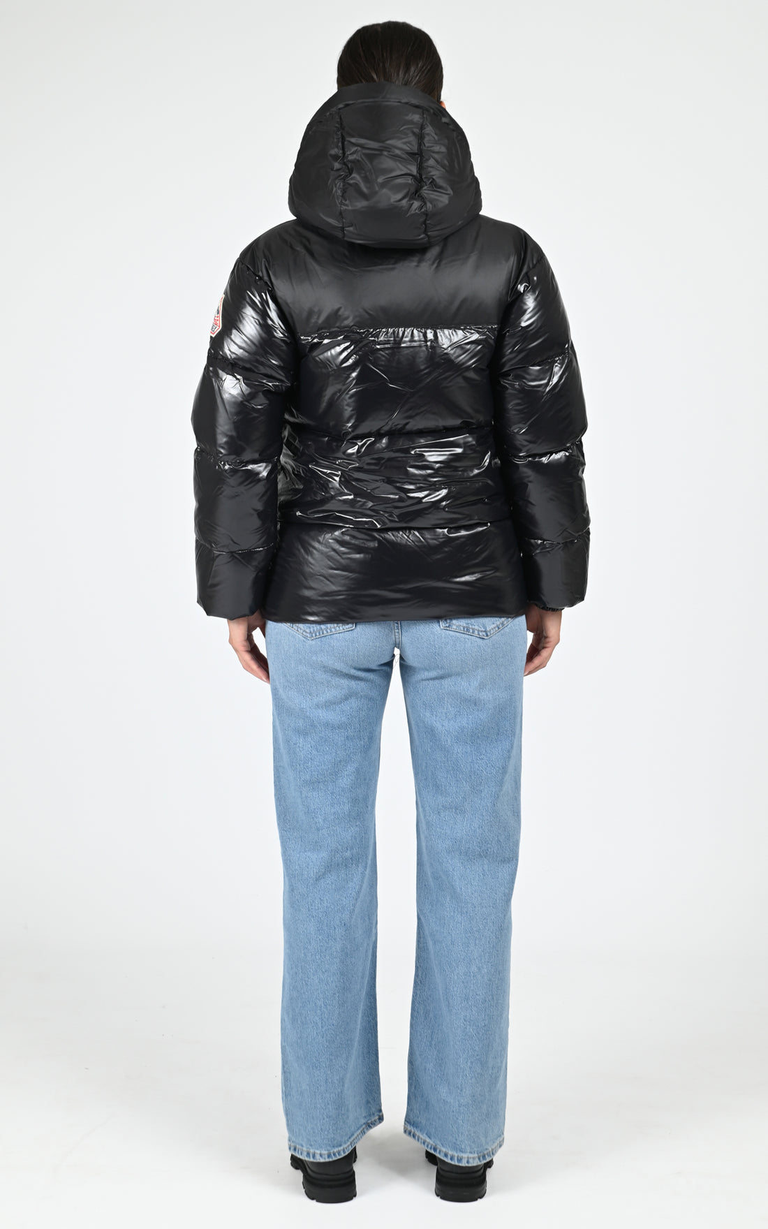 Doudoune courte capuche Lively noir