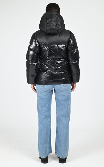 Doudoune courte capuche Lively noir