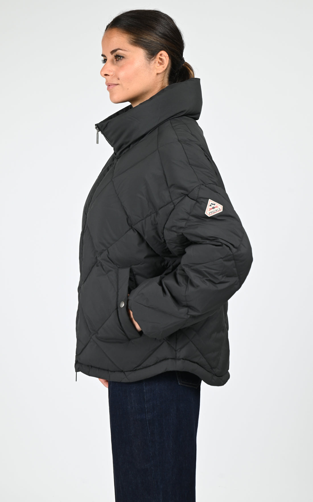 Doudoune oversize Adele noir