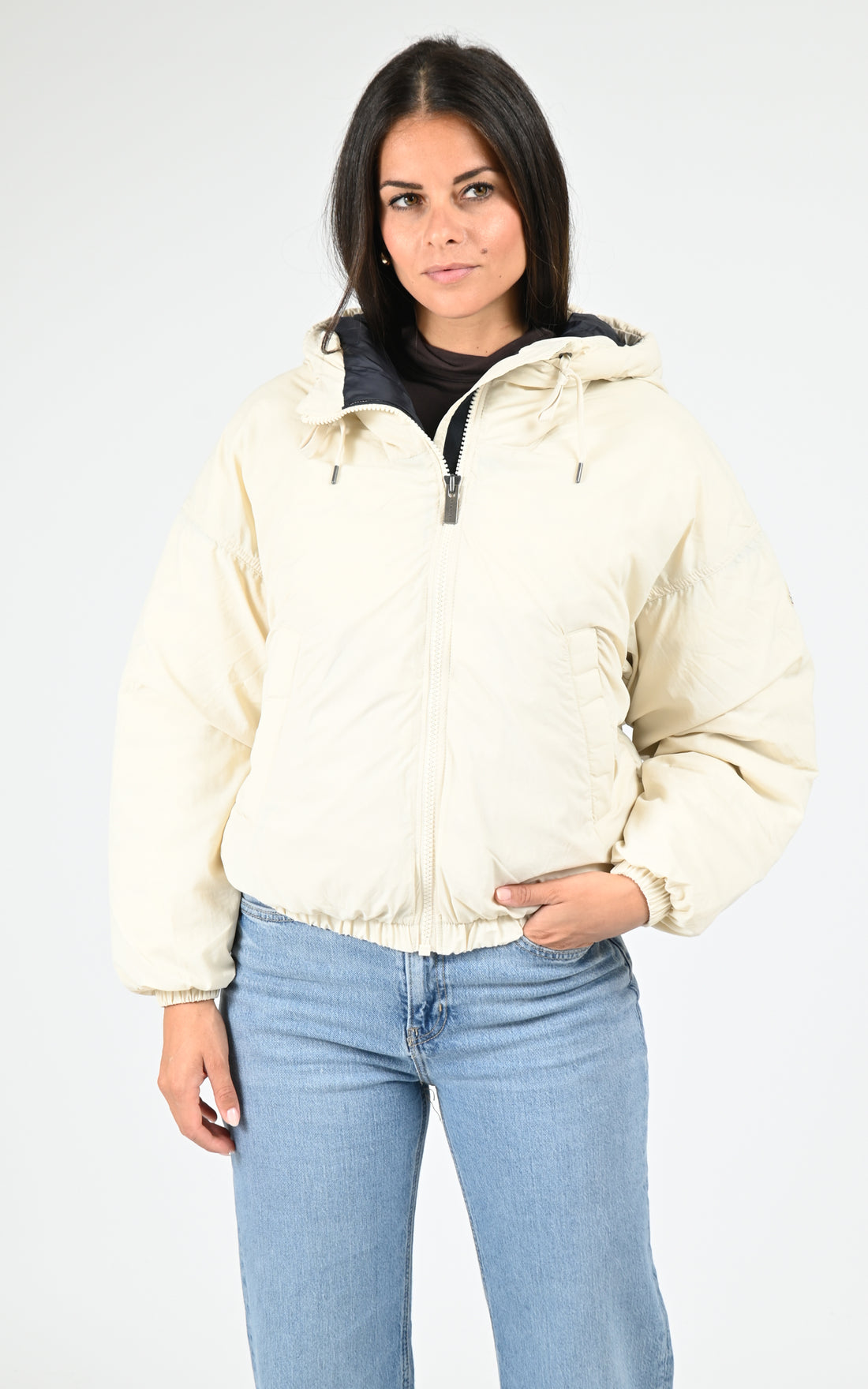Parka courte Attitude blanc