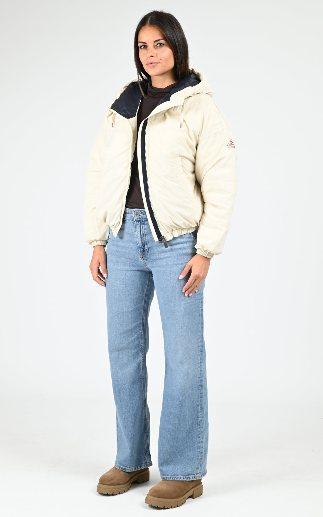 Parka courte Attitude blanc