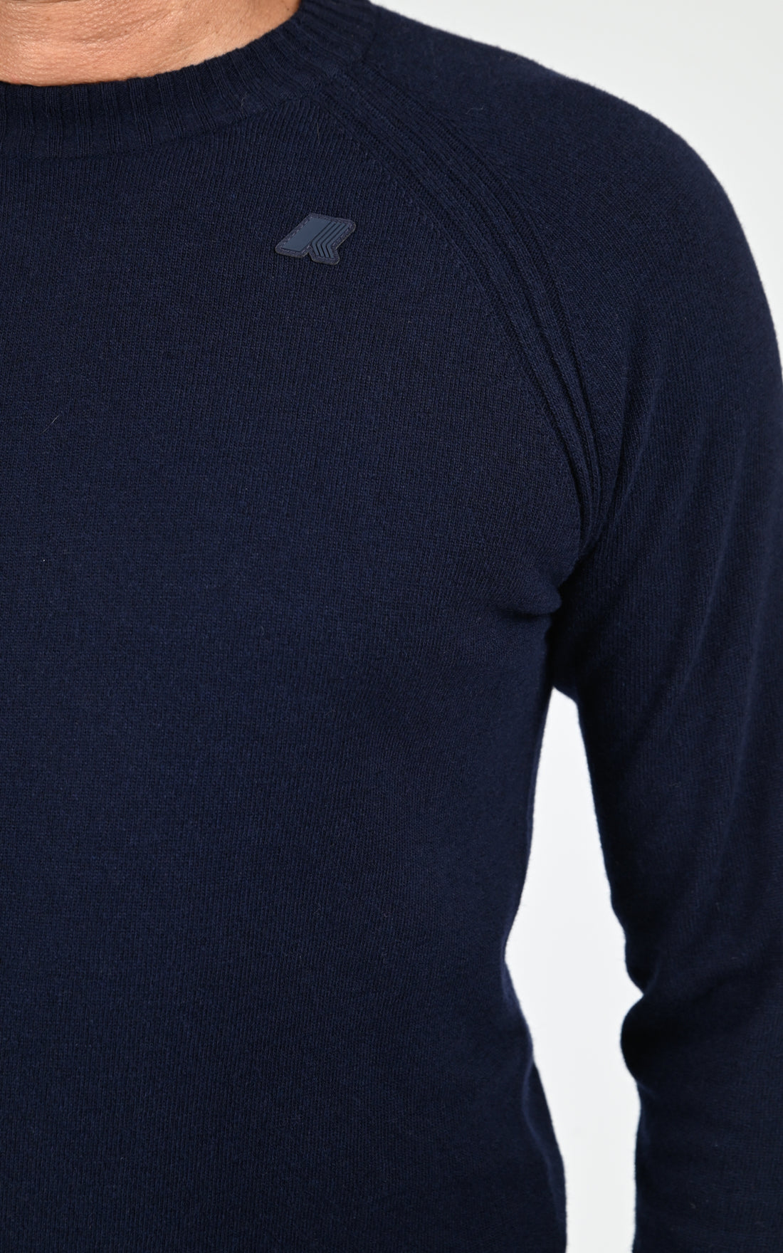 Pull laine Sebas bleu marine