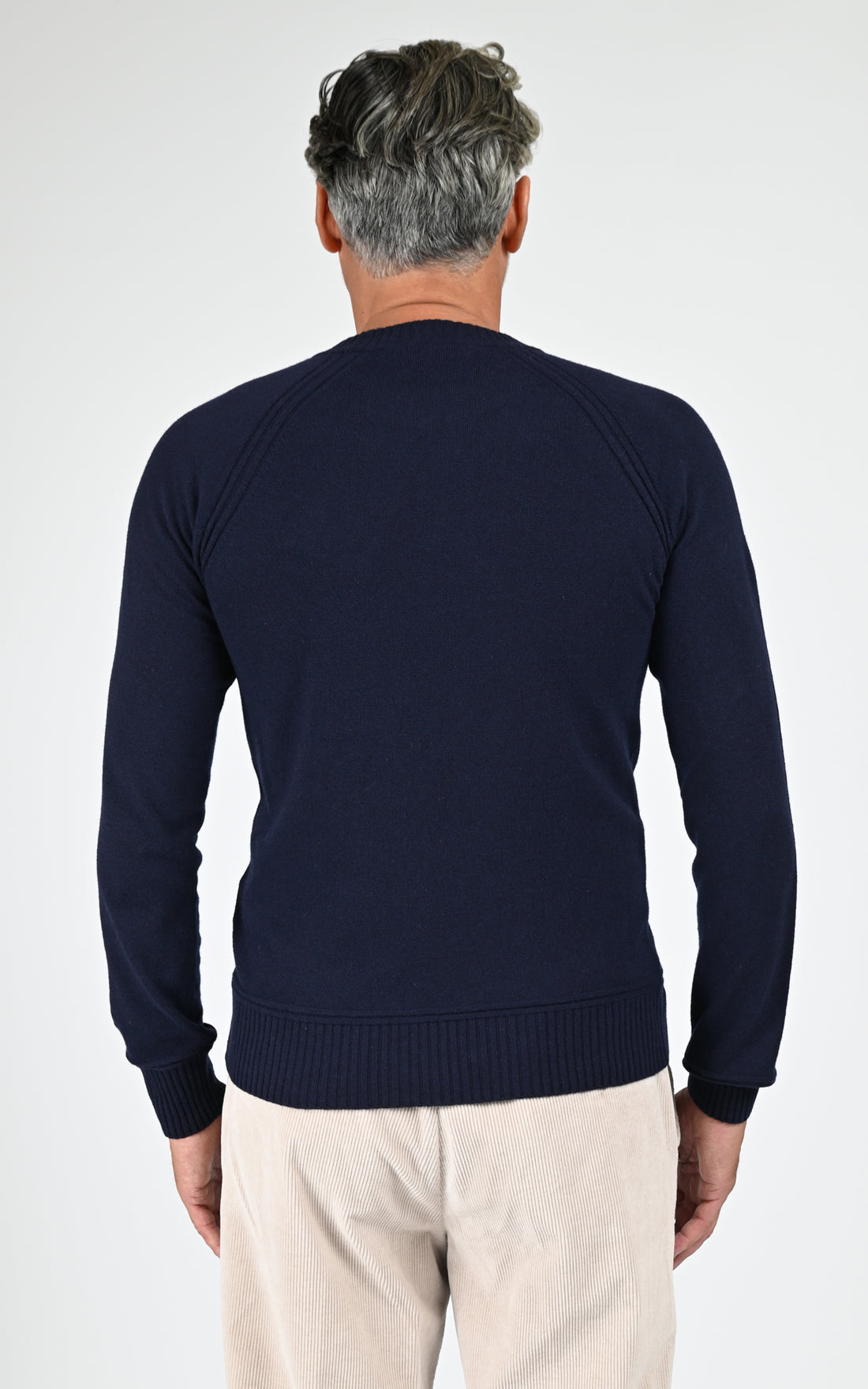 Pull laine Sebas bleu marine