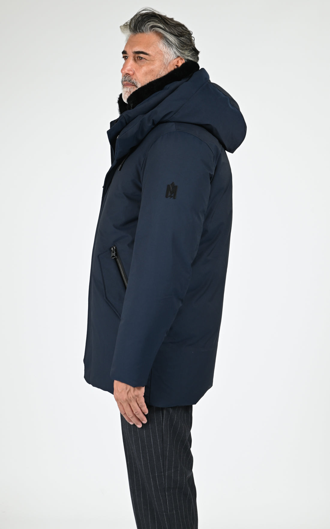 Parka mi-longue 2-en-1 Sullivan bleu marine