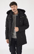 A "STIRLING M32MP261S" Noir Moose Knuckles Parka Homme opened photo