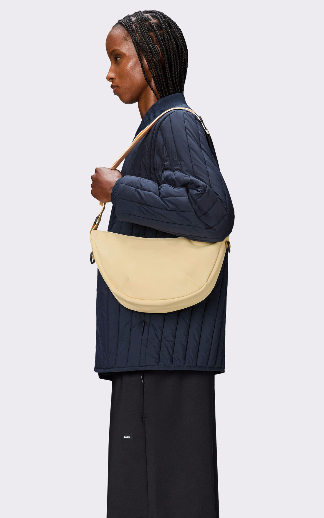 A &quot;14670 VALERA SHOULDER BAG&quot; Beige Rains Sac Mixte opened photo