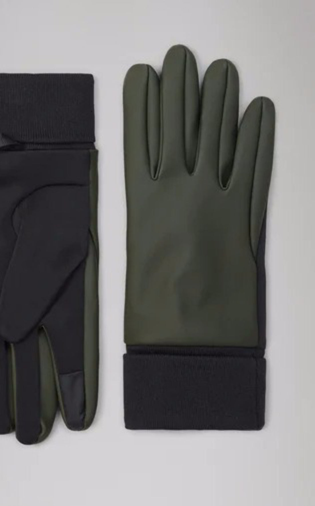 A &quot;16720 GLOVES W1T1&quot; Vert Rains Gants Mixte closed photo