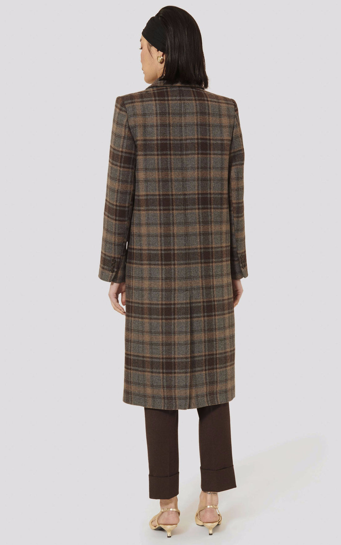 A &quot;MALICE&quot; Marron Tara Jarmon Manteau Femme opened photo