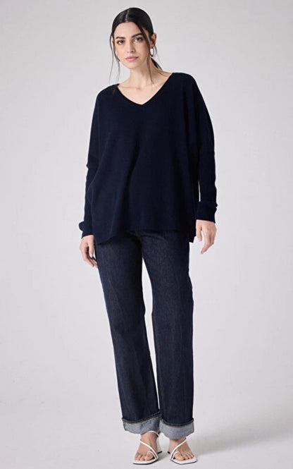 A &quot;FAUSTINE 4604001C&quot; Bleu Notshy pull_poncho Femme closed photo