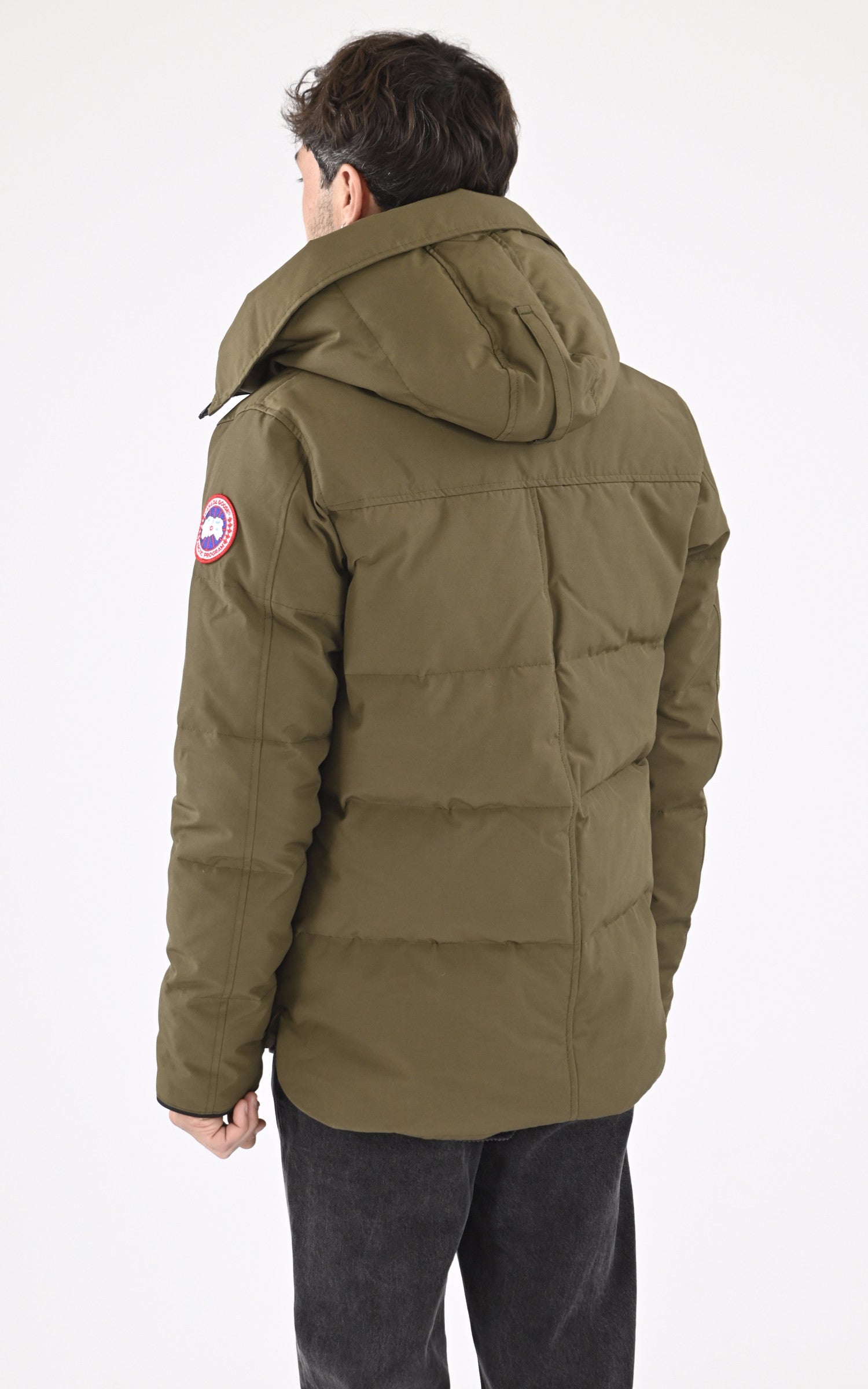 A &quot;MAC MILLAN 3804M&quot; Military Green Canada Goose 3/4 Doudoune Homme back photo 3