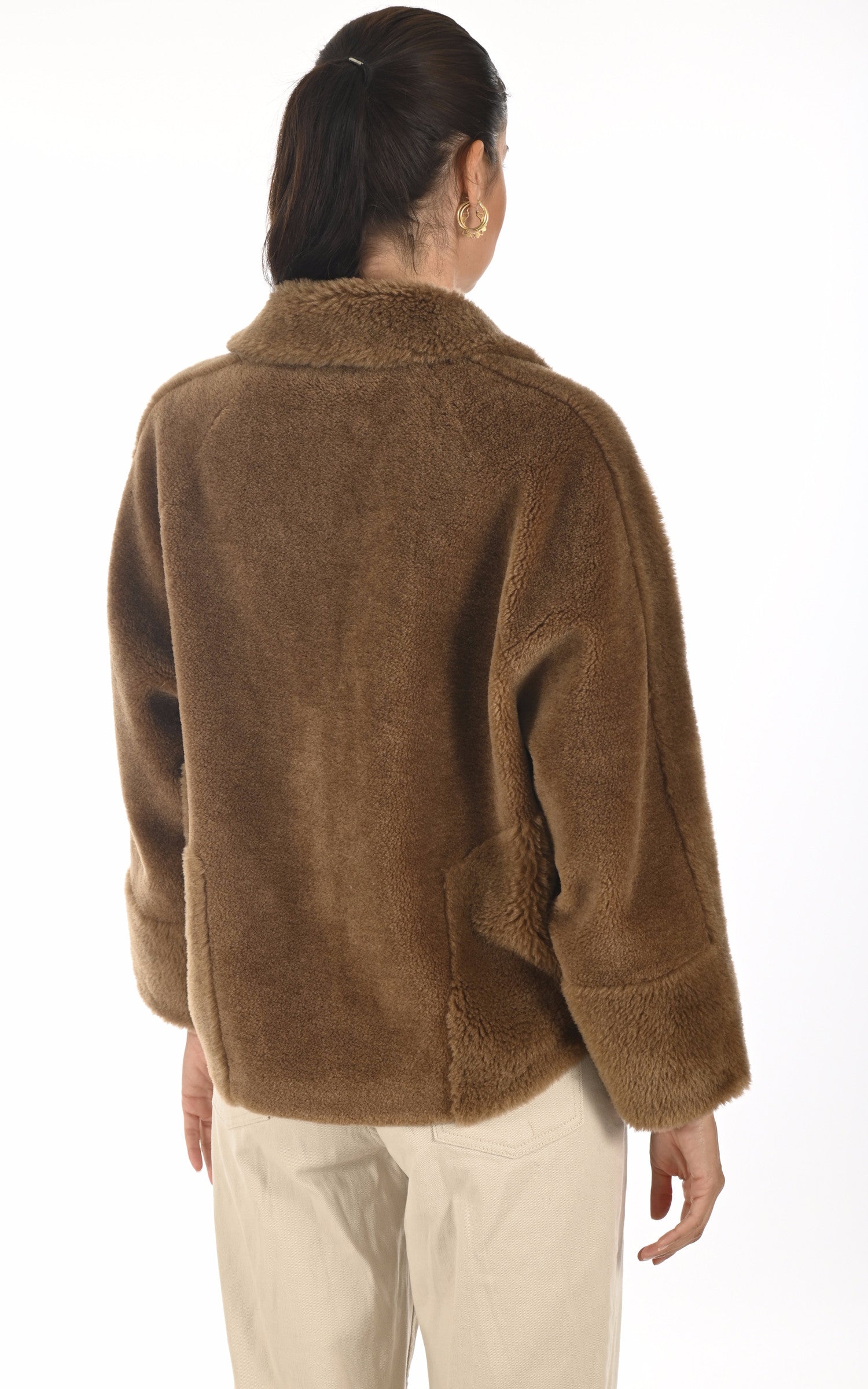 A &quot;HELENE 63748&quot; Cognac Oakwood Blouson Femme back photo