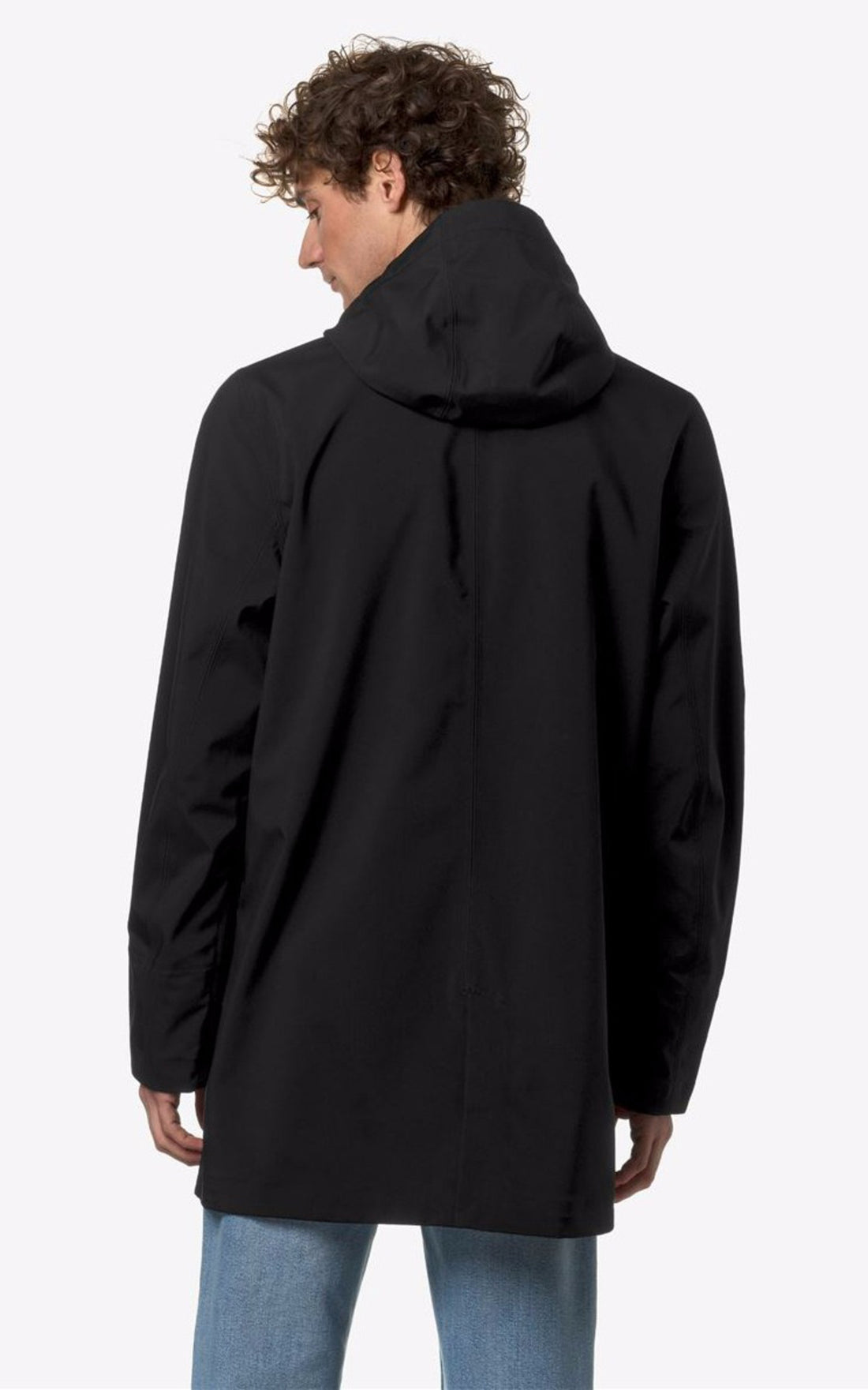 A &quot;TOMMY BONDED K5126SW&quot; Noir K-Way Veste Homme opened photo
