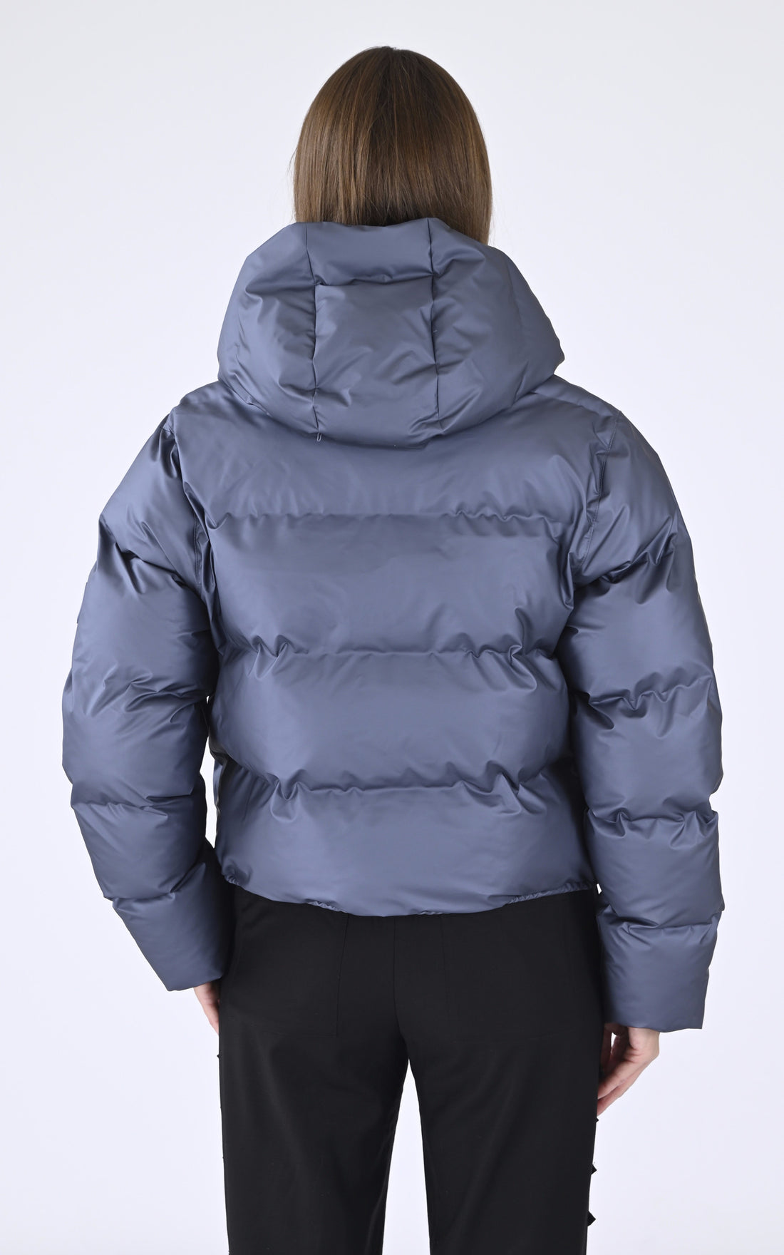 A &quot;15150 ALTA PUFFER JACKET&quot; Bleu Rains 3/4 Doudoune Mixte opened photo