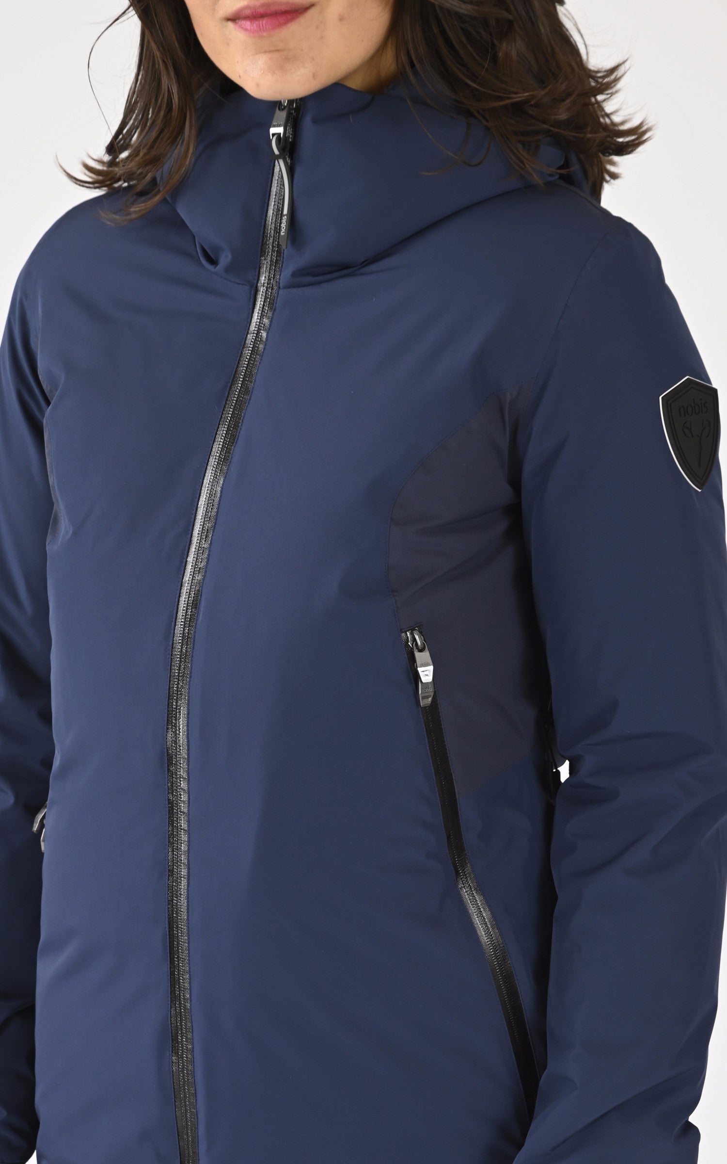 A &quot;INARA&quot; Bleu Marine Nobis 7/8 Femme details photo