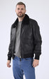 A "LC PILOT LAMB" Noir Schott Pilote Homme opened photo