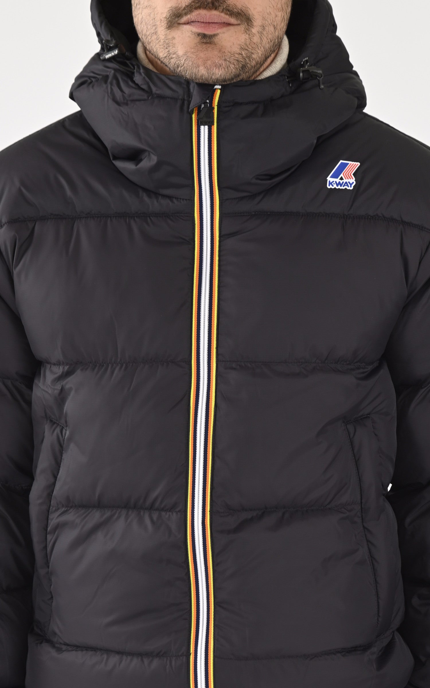 A &quot;CLAUDE HEAVY WARM K5115RW&quot; Noir K-Way Blouson Mixte details photo 5